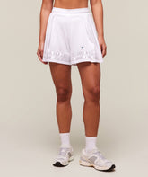 Gymshark Mesh Pleated Shorts - White