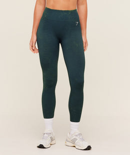Gymshark Steel Seamless Leggings - Deep Petrol Blue