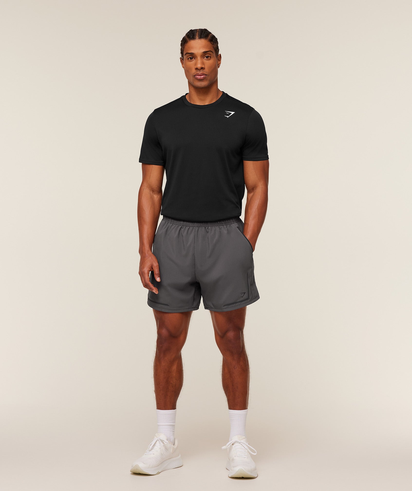 Gymshark Movement Sport 5" Short -  Onyx Grey