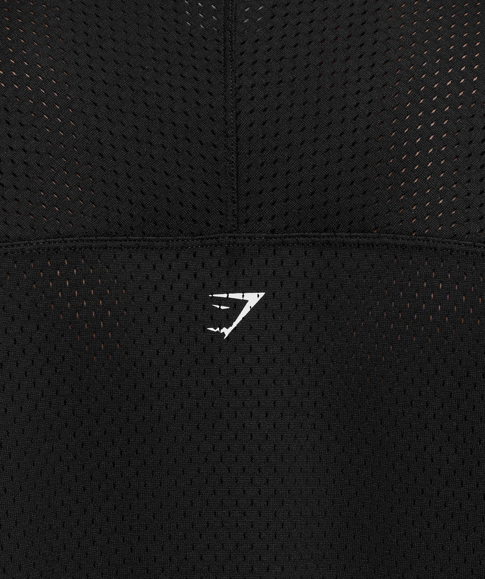 Gymshark Graphic Mesh Oversized T-Shirt - Black