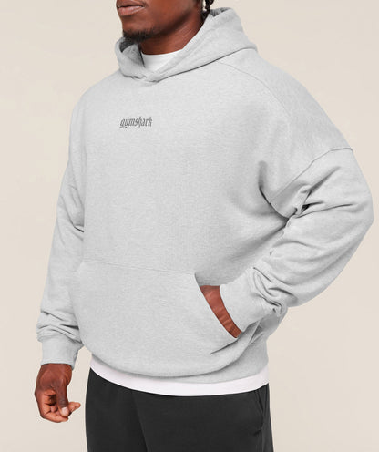 Gymshark Olde English Hoodie - Soft Grey Marl