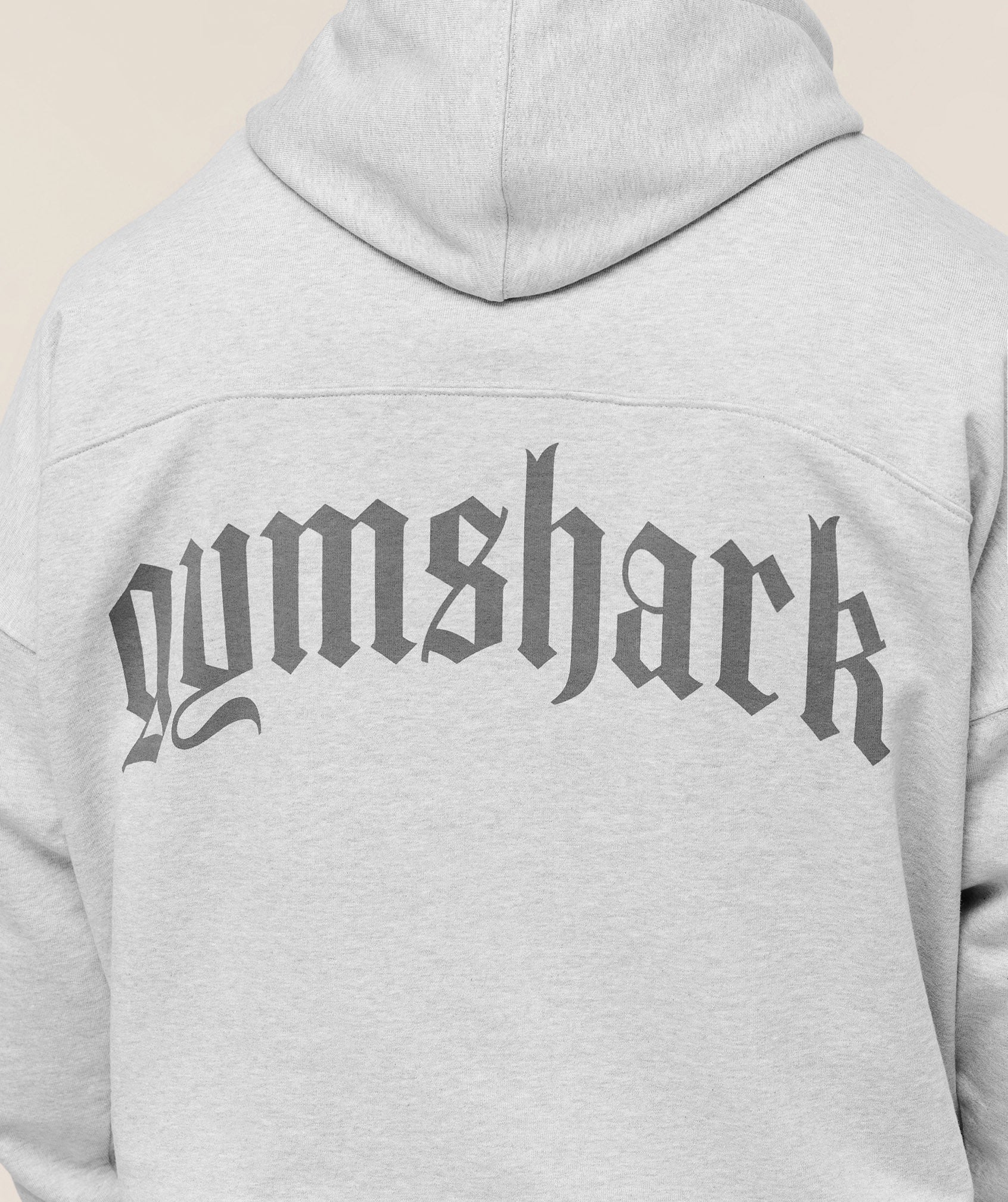 Gymshark Olde English Hoodie - Soft Grey Marl