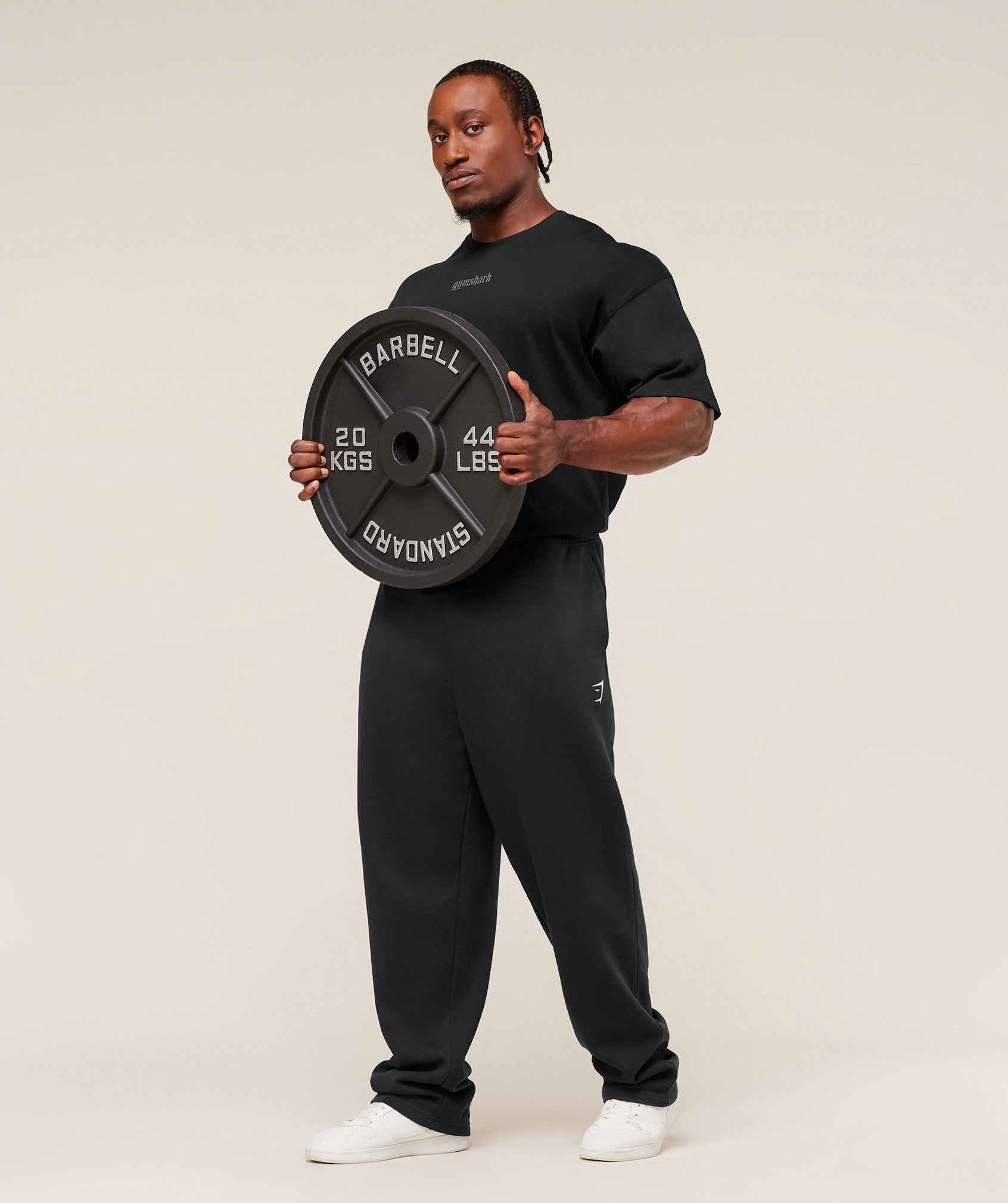 Gymshark Olde English T-Shirt - Black