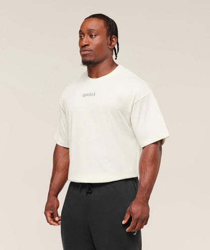Gymshark Olde English T-Shirt - Soft White