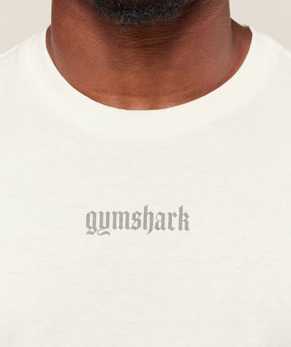 Gymshark Olde English T-Shirt - Soft White