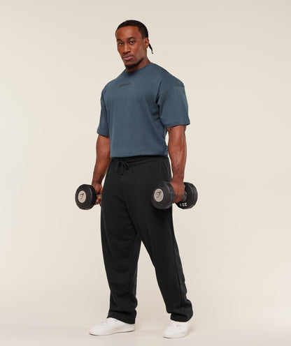 Gymshark Olde English T-Shirt - GS Stealth Blue