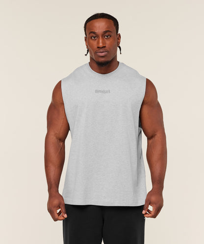 Gymshark Olde English Tank - Bros Soft Grey Marl
