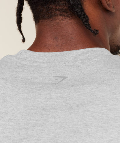 Gymshark Olde English Tank - Bros Soft Grey Marl