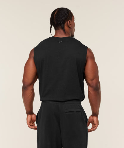 Gymshark Olde English Tank - GS Black