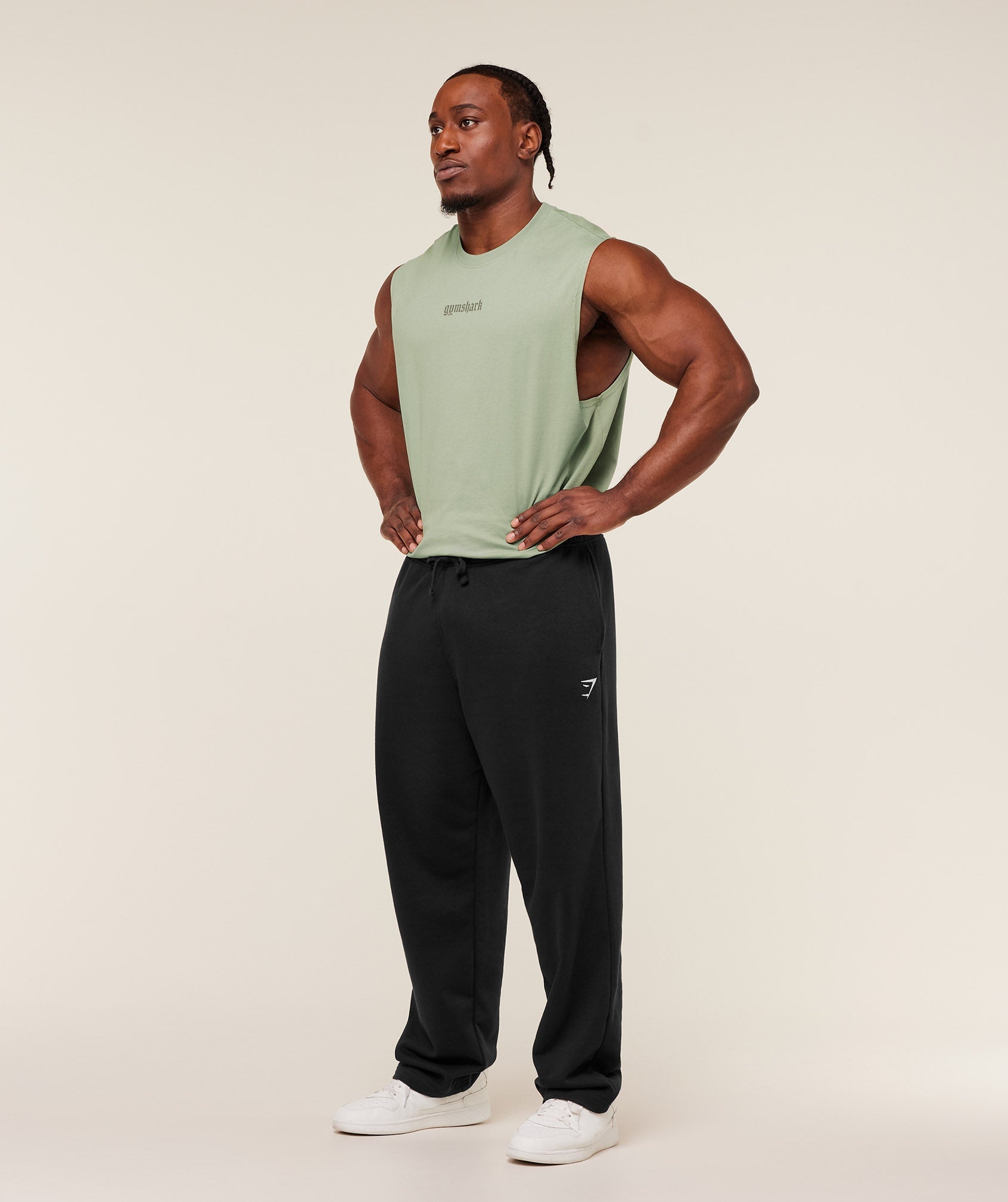Gymshark Olde English Tank - GS Haze Green