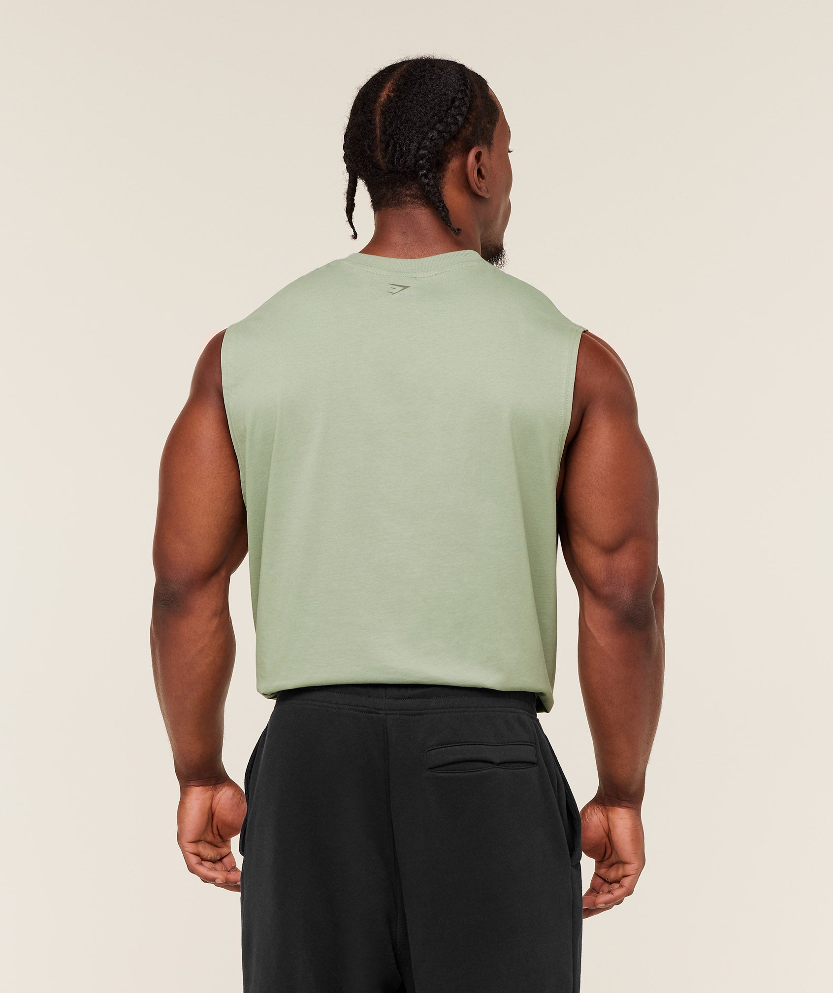 Gymshark Olde English Tank - GS Haze Green