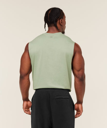 Gymshark Olde English Tank - GS Haze Green