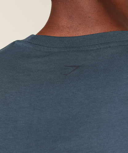 Gymshark Olde English Tank - GS Stealth Blue