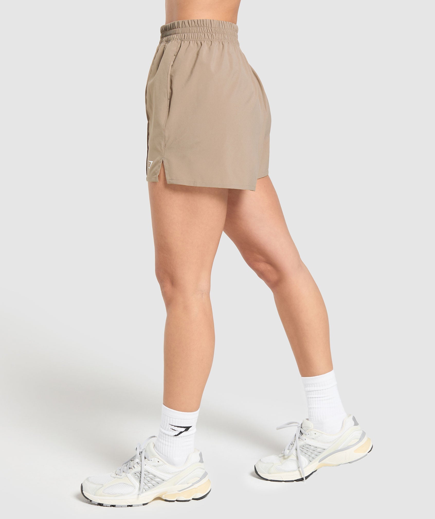 Gymshark Pintuck Shorts - Lifestyle Brown