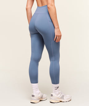 Gymshark Pocket Leggings - Worn Blue