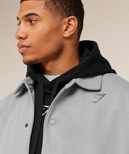 Gymshark Power Coach Jacket - Smokey Grey