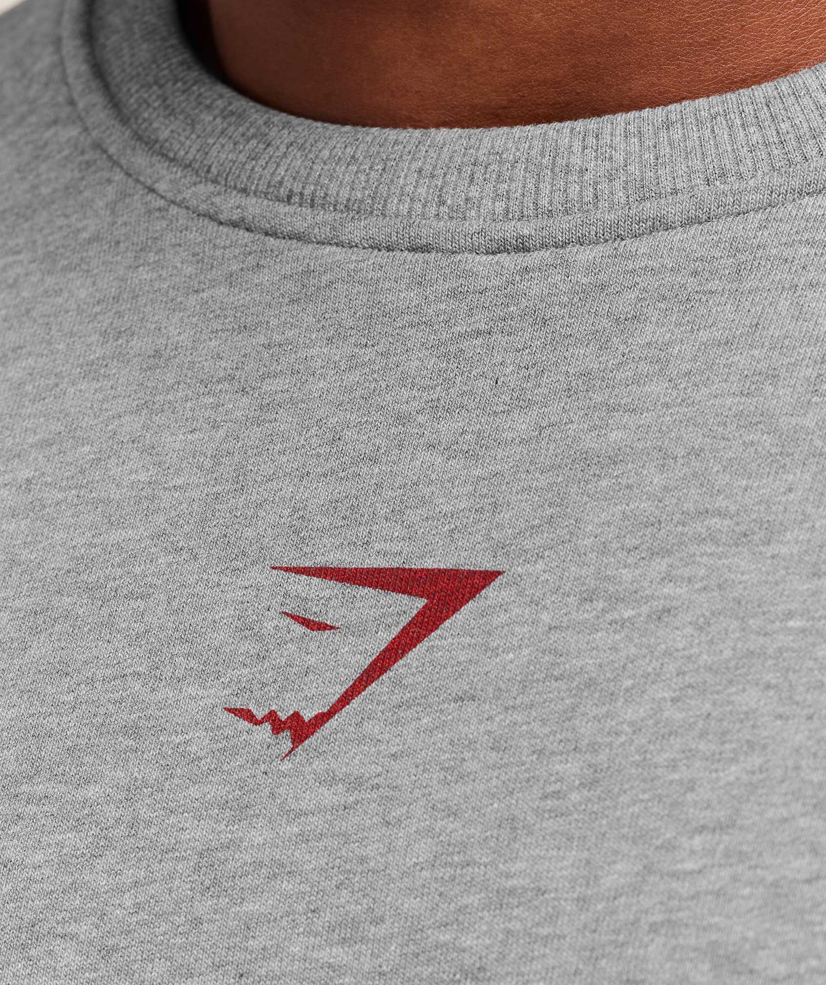 Gymshark Power Crew - Charcoal Core Marl