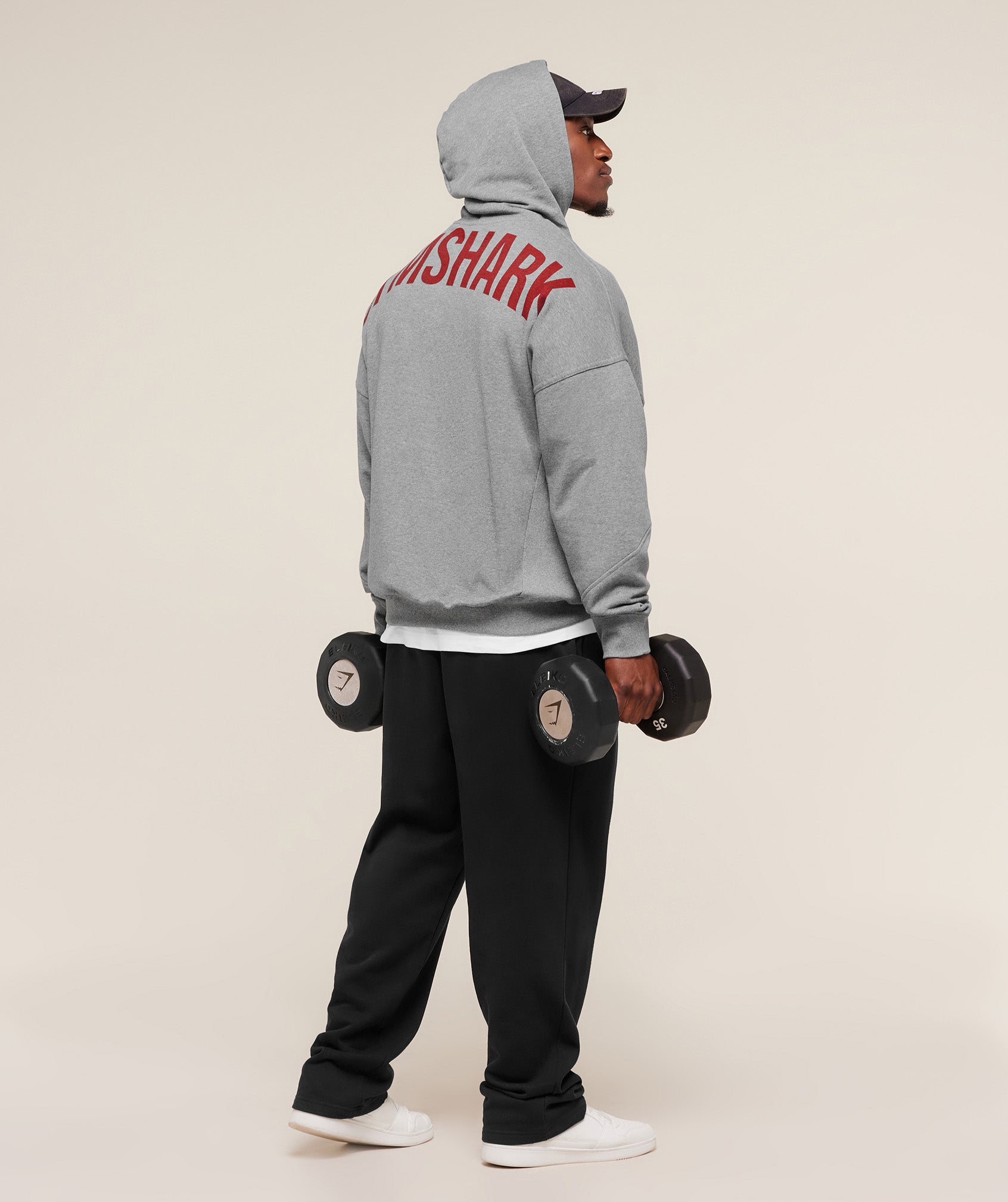 Gymshark Power Hoodie - Charcoal Core Marl