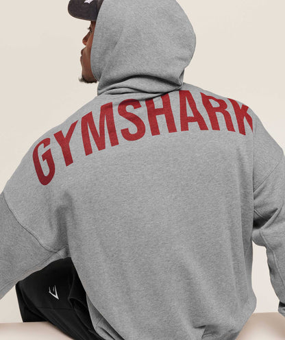 Gymshark Power Hoodie - Charcoal Core Marl
