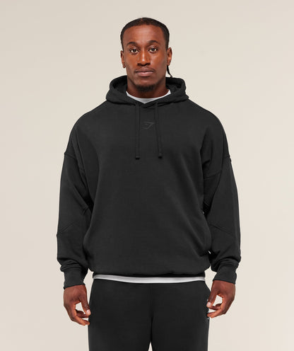 Gymshark Power Hoodie - Black/Asphalt Grey