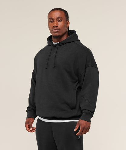 Gymshark Power Hoodie - Black/Asphalt Grey