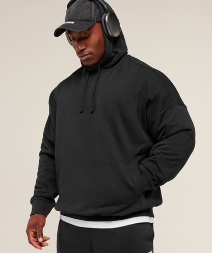 Gymshark Power Hoodie - Black/Asphalt Grey