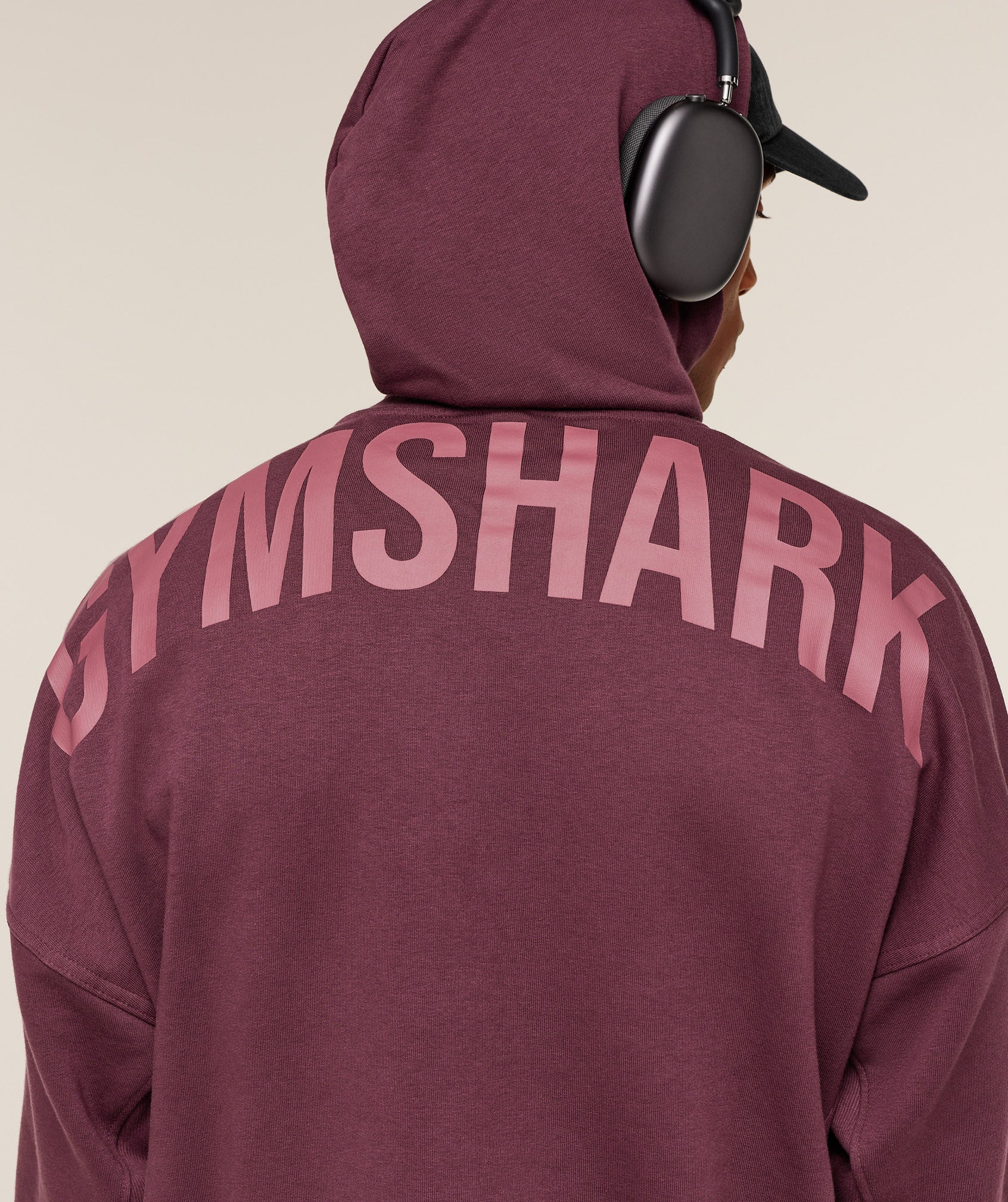 Gymshark Power Hoodie - GS Impact Burgundy