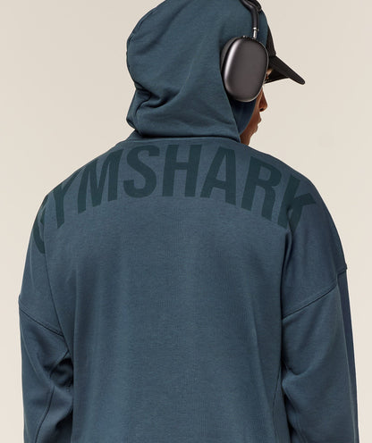 Gymshark Power Hoodie - GS Stealth Blue