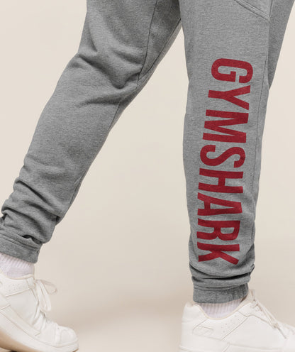 Gymshark Power Wordmark Jogger - Charcoal Core Marl