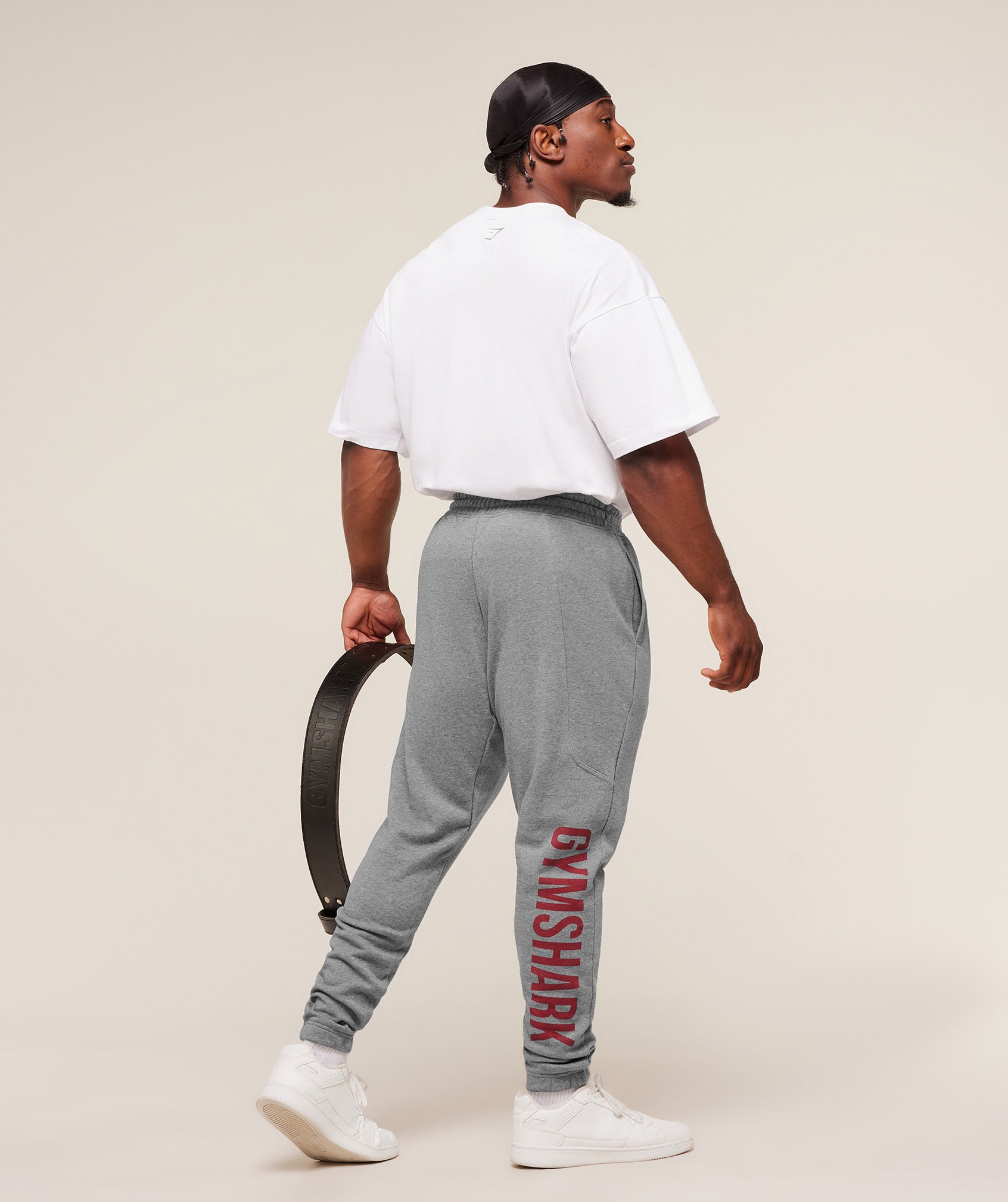 Gymshark Power Wordmark Jogger - Charcoal Core Marl