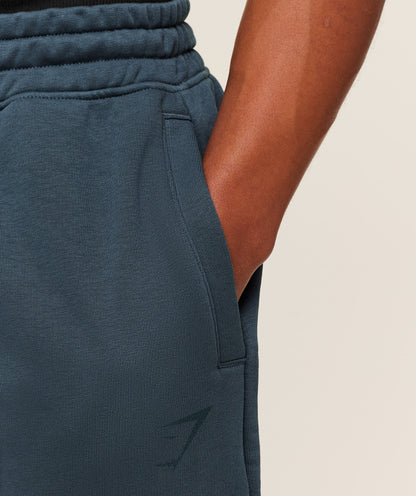 Gymshark Power Wordmark Joggers - GS Stealth Blue