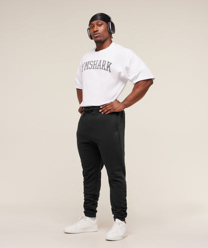 Gymshark Power Joggers Tall - Black/Asphalt Grey