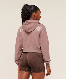 Gymshark Power Midi Zip Hoodie - Chestnut Pink