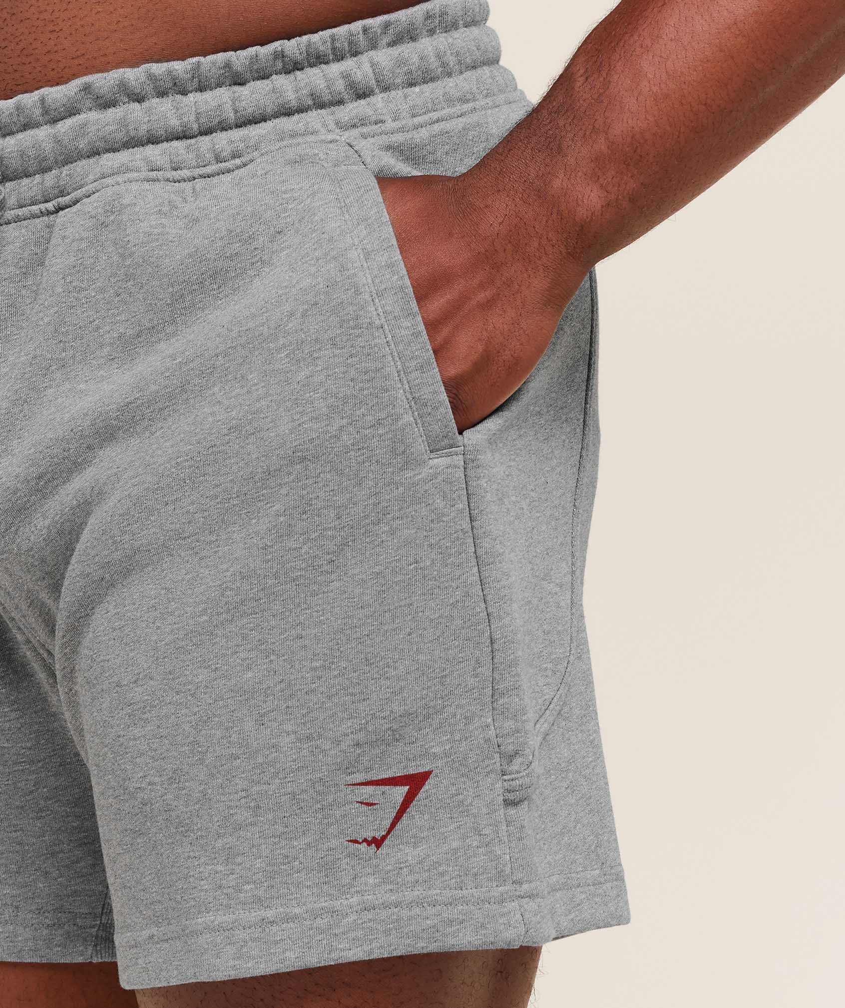 Gymshark Power 5" Shorts - Charcoal Core Marl