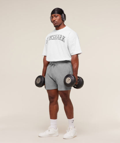 Gymshark Power 5" Shorts - Charcoal Core Marl
