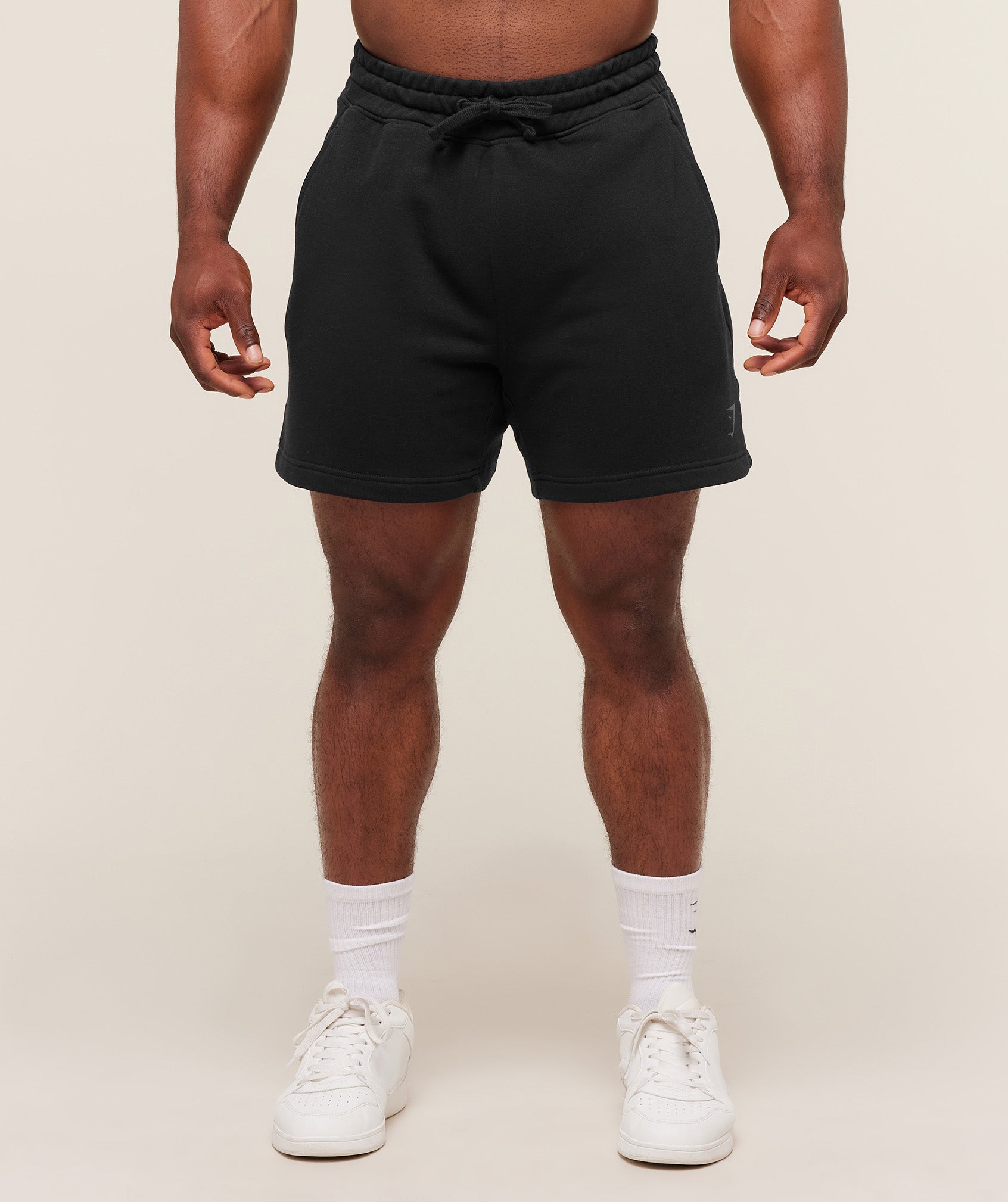 Gymshark Power 5" Shorts - Black/Asphalt Grey