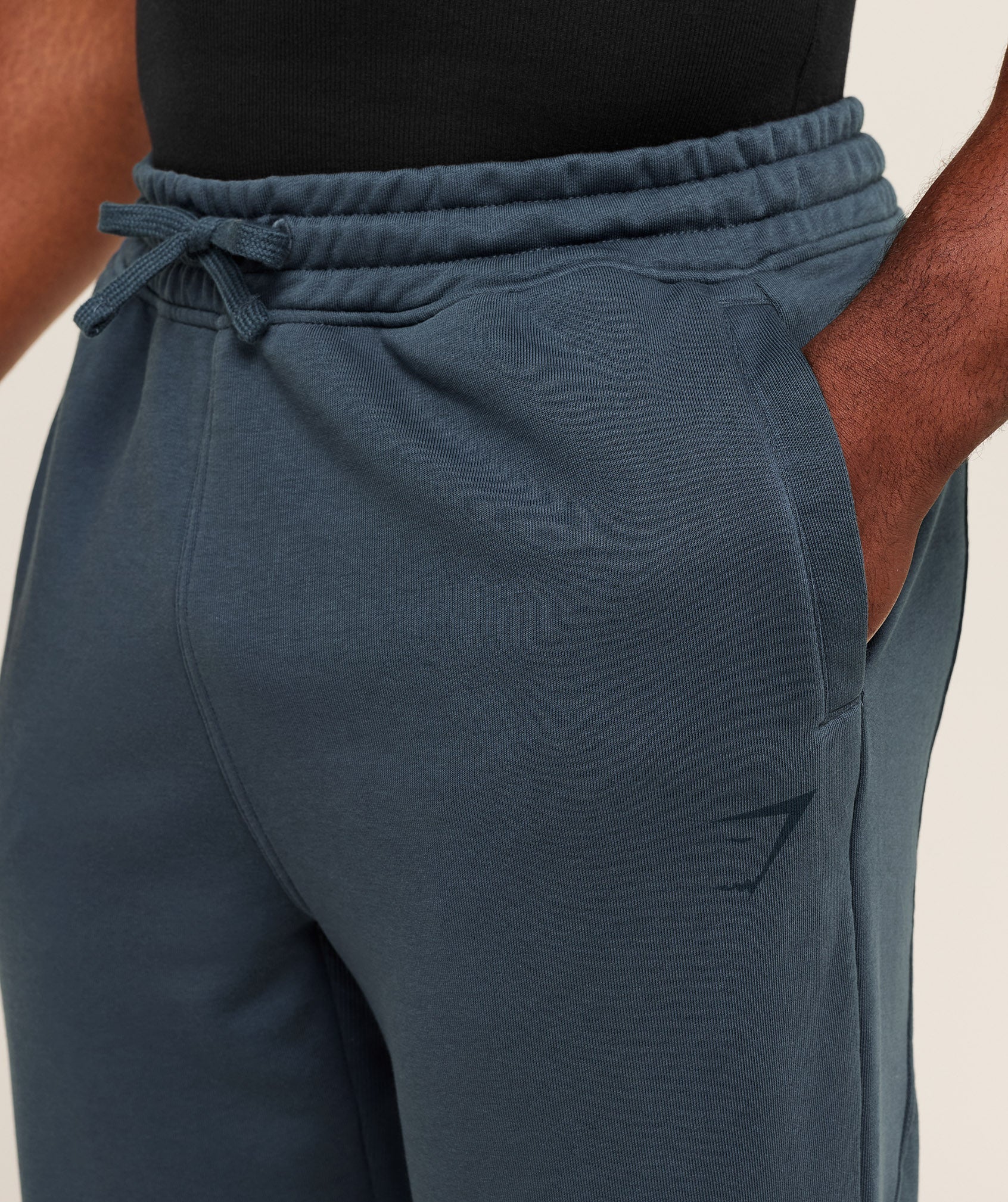 Gymshark Power Straight Leg Pants - GS Stealth Blue/GS Deep Petrol Blue