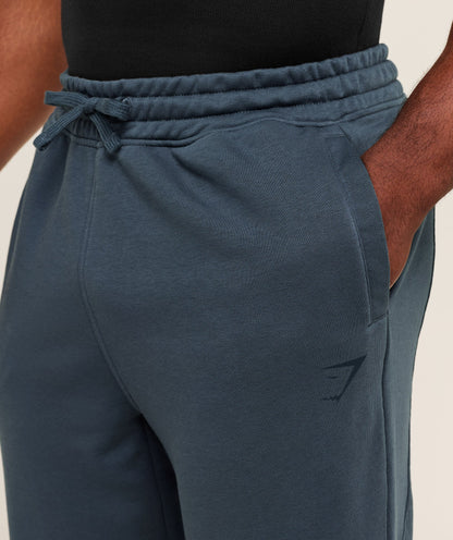 Gymshark Power Straight Leg Pants - GS Stealth Blue/GS Deep Petrol Blue