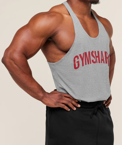 Gymshark Power Stringer - Charcoal Core Marl
