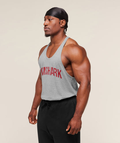 Gymshark Power Stringer - Charcoal Core Marl