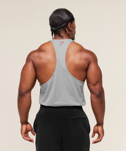 Gymshark Power Stringer - Charcoal Core Marl
