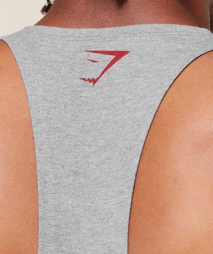 Gymshark Power Stringer - Charcoal Core Marl
