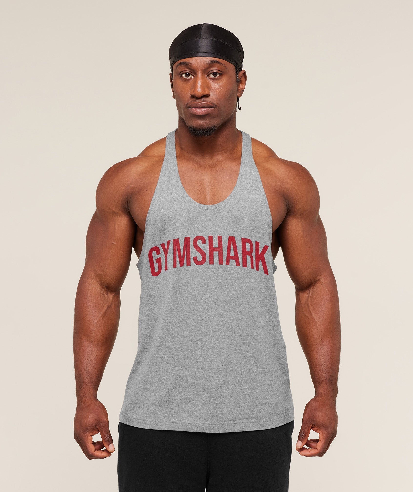 Gymshark Power Stringer - Charcoal Core Marl