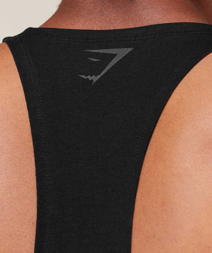 Gymshark Power Stringer - Black/Asphalt Grey