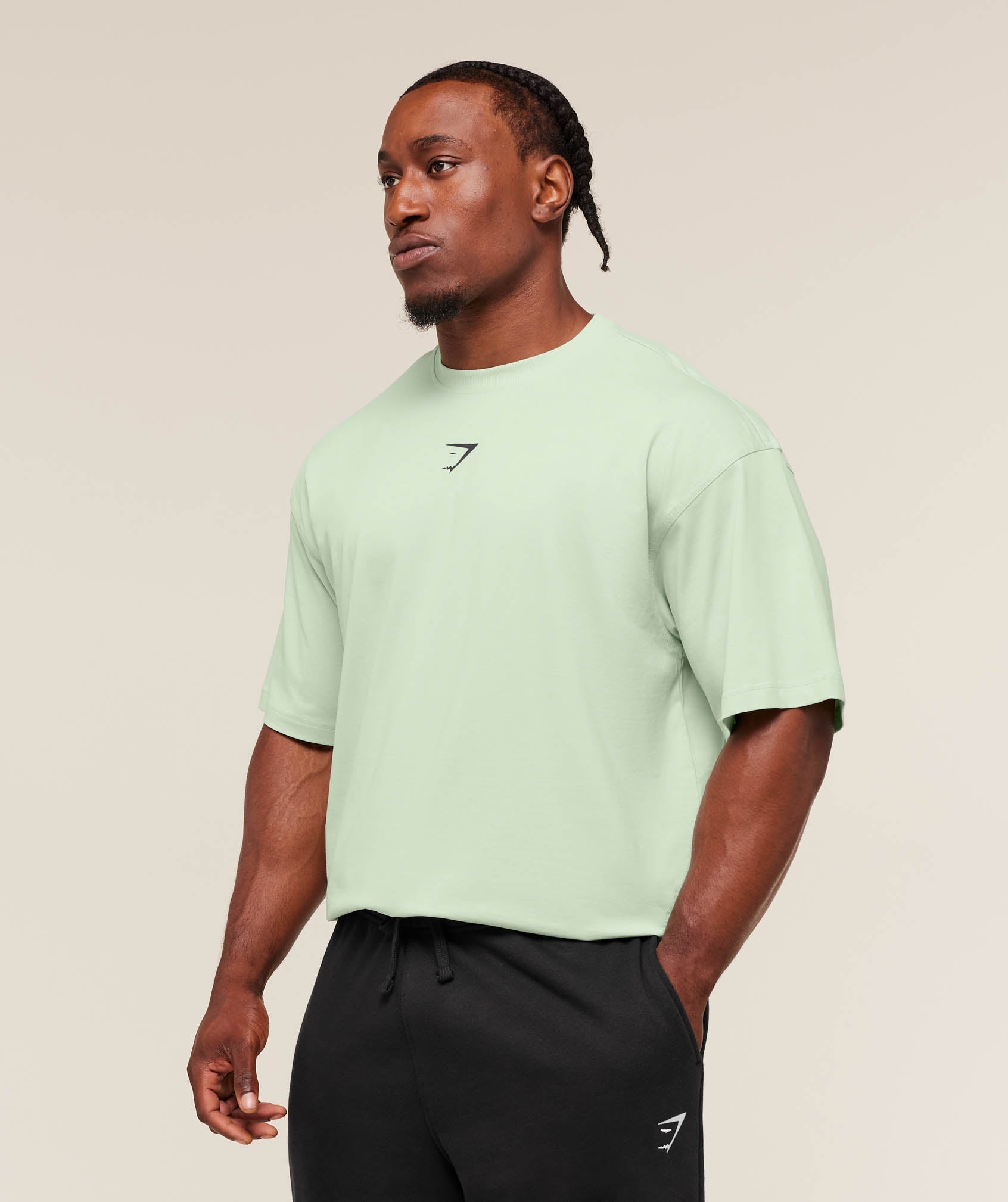 Gymshark Power T-Shirt - Clay Green