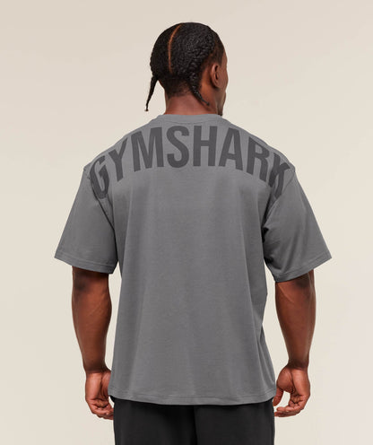 Gymshark Power T-Shirt - Dark Grey