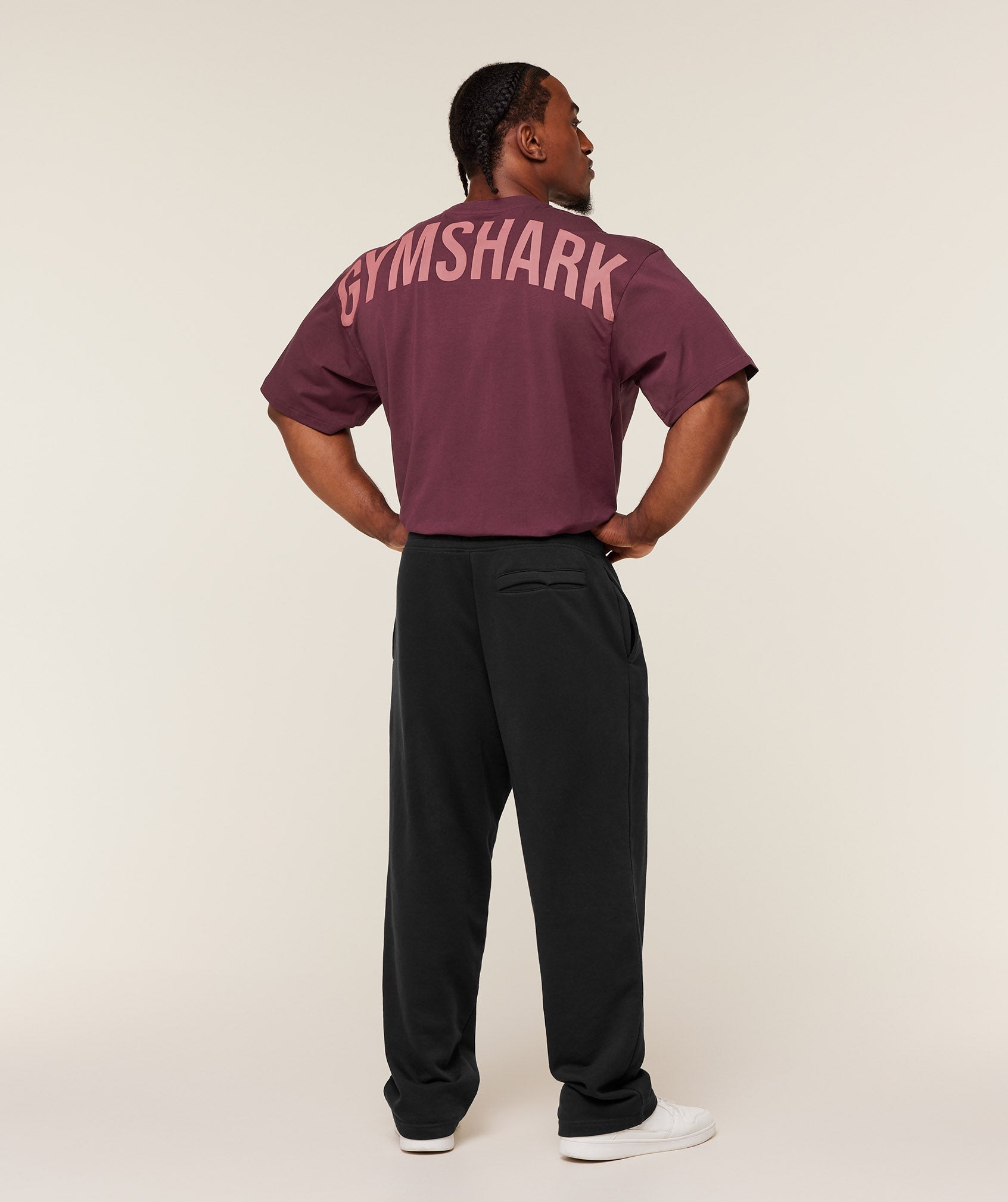 Gymshark Power T-Shirt - GS Impact Burgundy