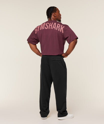 Gymshark Power T-Shirt - GS Impact Burgundy