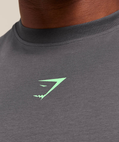 Gymshark Power T-Shirt - Onyx Grey