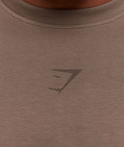 Gymshark Power T-Shirt - Soft Brown